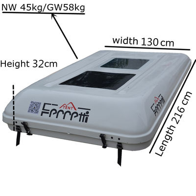 2.14x1.45cm 4x4 Off Road Car Roof HARD SHELL Top Τέντα με ΕΝΕΧΤΙΚΟ Δωμάτιο Εύκολο στη δημιουργία
